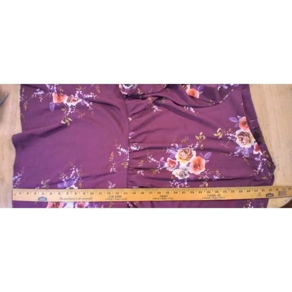 Suzanne Betro kimono style floral top size L - Picture 11 of 12